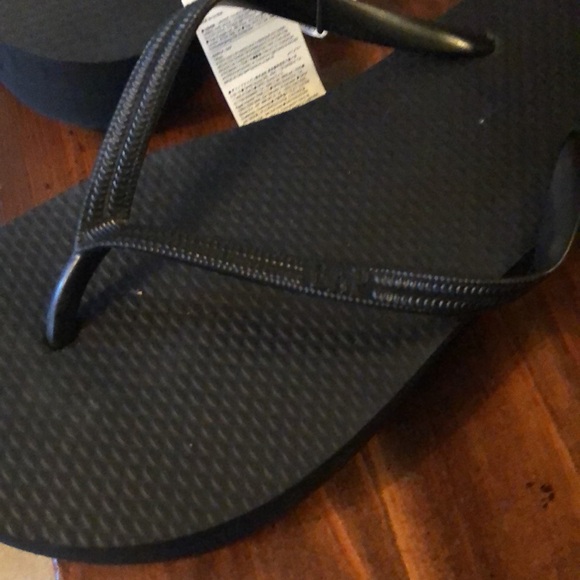 Gap women flip flops Sz 9 black TT - Picture 2 of 6